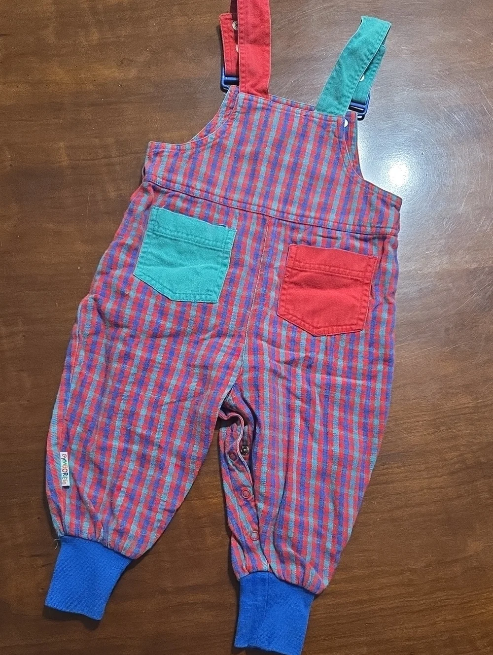 Vintage Rainbow Tag Gymboree Overalls  Xsmall